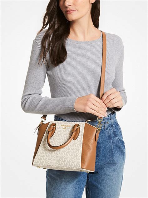 michael kors sienna small|michael kors sienna leather messenger.